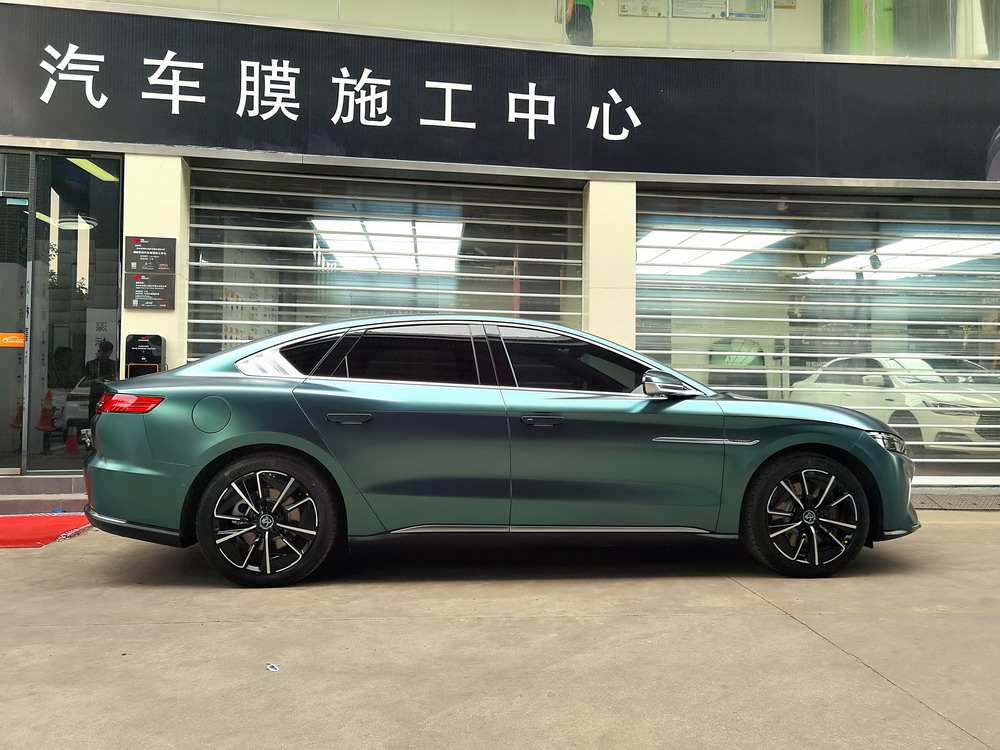 比亚迪汉电光金属宝石绿 - 深联汽车技术