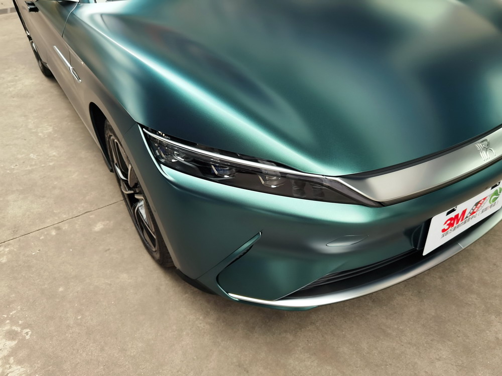 比亚迪汉电光金属宝石绿 - 深联汽车技术